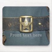 De gordel van de ambtenaar van het rode leger van  muismat (Voorkant)