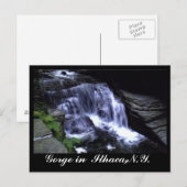 DE GORGEN VAN ITHACA, N.J. briefkaart (Voorkant / Achterkant)