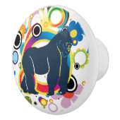 De Gorilla Ceramic Knob. Keramische Knop (Rechts)