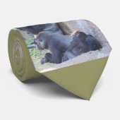 De Gorilla-familie Stropdas (Opgerold)