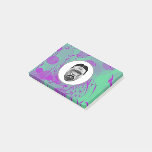 De Gorilla-Post-it® notes (Schuin)