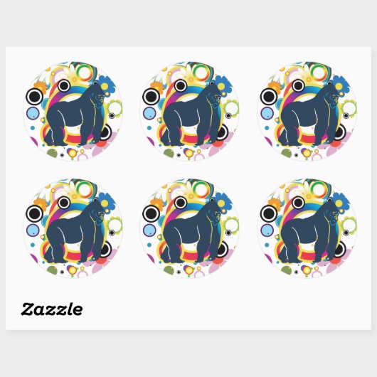 De Gorilla Sticker (Vel)