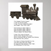 DE GOSPELTRAIN-POSTER-MET SONG-LYRICS POSTER (Voorkant)