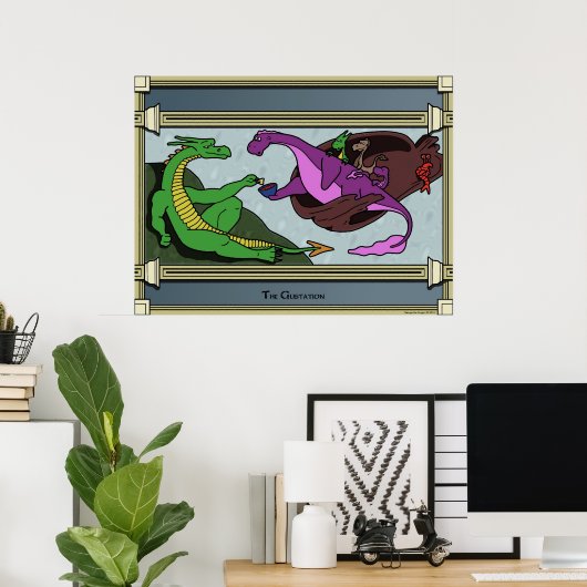 De gosteratie poster (Thuiskantoor)