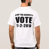 DE GOT-SCHULDEN VAN SAM UNCLE T-SHIRT (Achterkant)