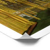 De Gothic Dining Room in Carlton House van Pyne Poster (Hoek)