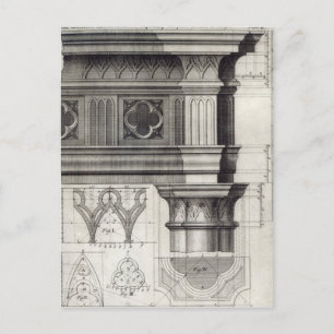 De Gothic Entablatation Briefkaart