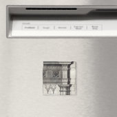 De Gothic Entablatation Magneet (Insitu (Vaatwasser))