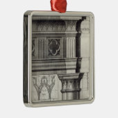 De Gothic Entablatation Metalen Ornament (Rechts)