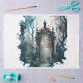 De gotische begraafplaats hek serie ontwerp 10 tissuepapier (Craft)