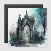 De gotische begraafplaats hek serie ontwerp 11 (Voorkant / Achterkant)