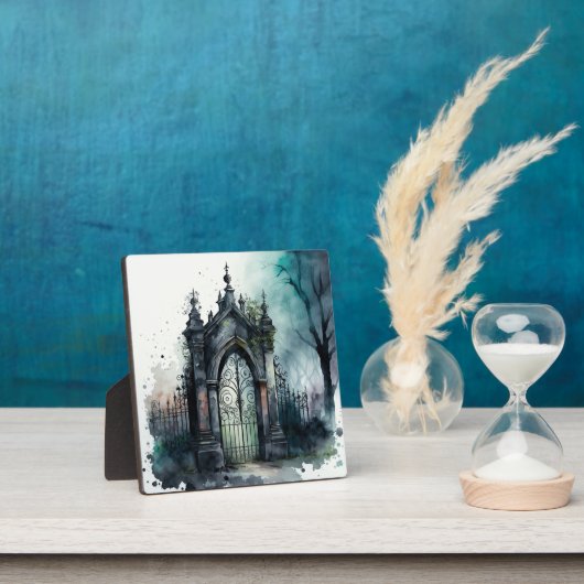 De gotische begraafplaats hek serie ontwerp 11 fotoplaat (Insitu)