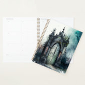 De gotische begraafplaats poort serie ontwerp 11 planner (Display)