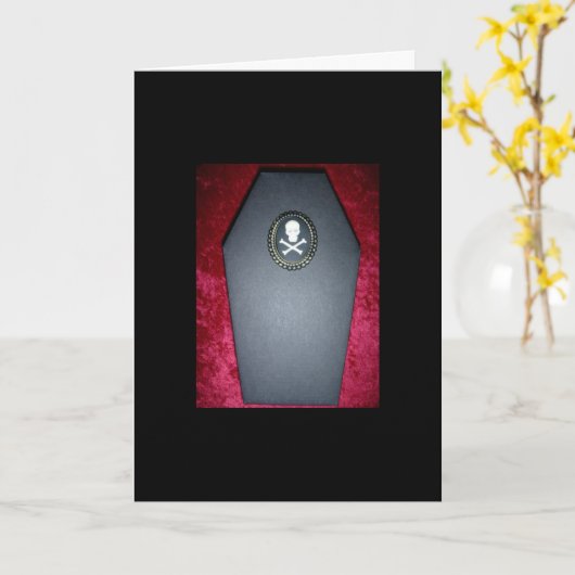 De gotische Kaart van de Doodskist (Gele Bloem)