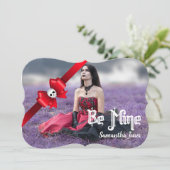 De gotische Kaart van de Foto van de Valentijnsdag (Staand voorkant)