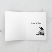 De gotische Kaart van de Verjaardag (Binnen)