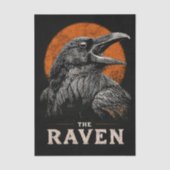 De Gotische Raven & Maan Illustratie ET2 Decoupage Tissuepapier (Voorkant)