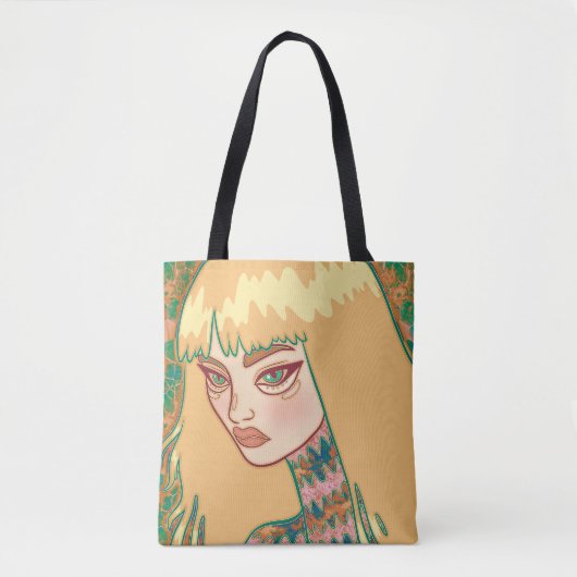 De gotische vrouw tote bag (Voorkant)