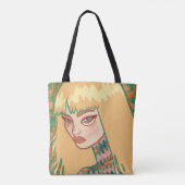 De gotische vrouw tote bag (Achterkant)