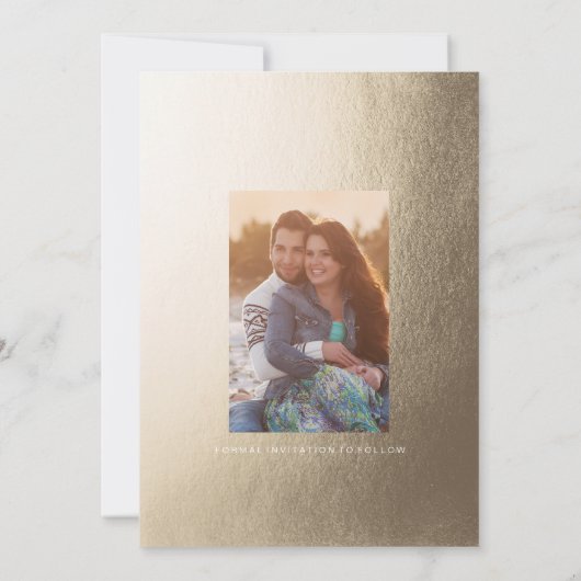 DE GOUDE TEKST BEWAREN DE DATUM sparen de Kaart va (Achterkant)