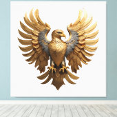 De Gouden Adelaar Canvas Afdruk (Insitu (Houten vloer))