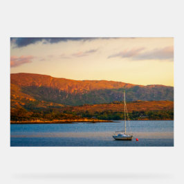 De gouden avond over Kenmare Bay Acryl Bord