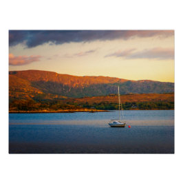 De gouden avond over Kenmare Bay Perfect Poster