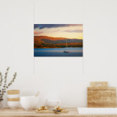 De gouden avond over Kenmare Bay Poster (Keuken)