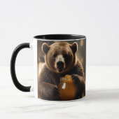 De gouden beer en zijn gouden honingpot. mok (Links)