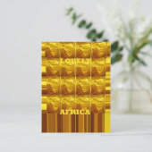 De gouden belofte van Afrika Briefkaart (Staand voorkant)