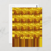 De gouden belofte van Afrika Briefkaart (Voorkant / Achterkant)