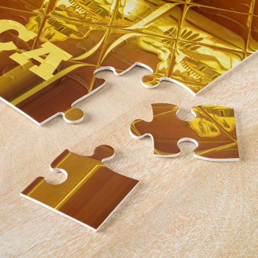 De gouden belofte van Afrika Legpuzzel (Zijkant)