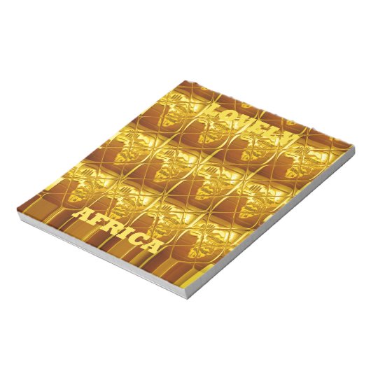 De gouden belofte van Afrika Notitieblok (Linkerzijde)