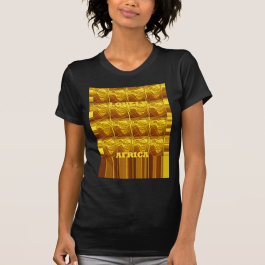 De gouden belofte van Afrika T-shirt (Voorkant)