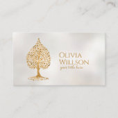 De Gouden Bodhi boom Visitekaartje (Voorkant)