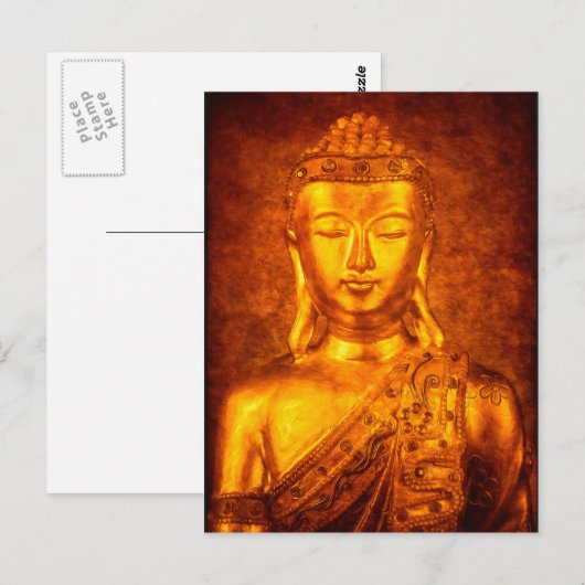 De Gouden Boeddha Briefkaart (Voorkant / Achterkant)