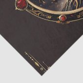 De gouden boom van het leven van de mystiek, tissuepapier (Detail)