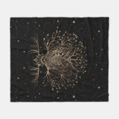 De gouden boomgaard fleece deken (Voorkant (Horizontaal))