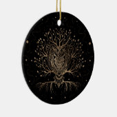 De gouden boomgaard keramisch ornament (Rechts)