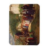 De gouden bruiloft (olie op doek) magneet (Verticaal)