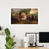 De gouden bruiloft (olie op doek) poster (Thuiskantoor)