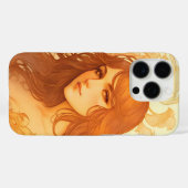 De Gouden Dame van de Art Nouveau Case-Mate iPhone Case (Achterkant (horizontaal))