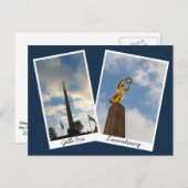 De gouden dame van Luxemburg Briefkaart (Voorkant / Achterkant)