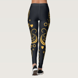 De gouden draad van de liefde leggings