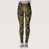 De gouden draad van de liefde leggings (Voorkant)