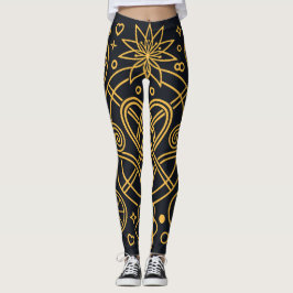 De gouden draad van de liefde leggings