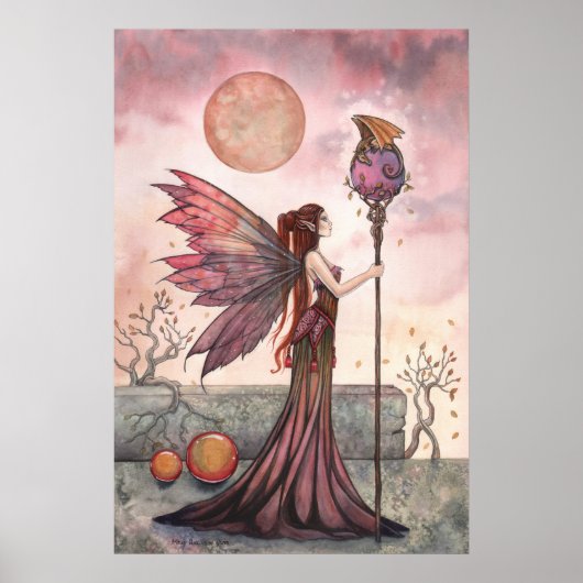 De Gouden Draak Fantasy Fee Poster (Voorkant)
