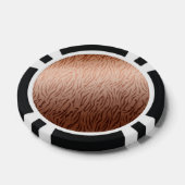 De gouden Druk van de Tijger van Ombre van het Pokerchips (Enkel)