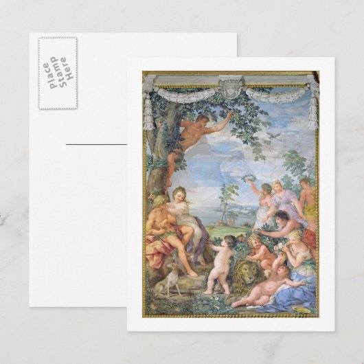 De Gouden Eeuw (fresco) Briefkaart (Voorkant / Achterkant)