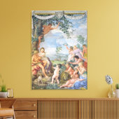 De Gouden Eeuw (fresco) Canvas Afdruk (Insitu (Woonkamer))